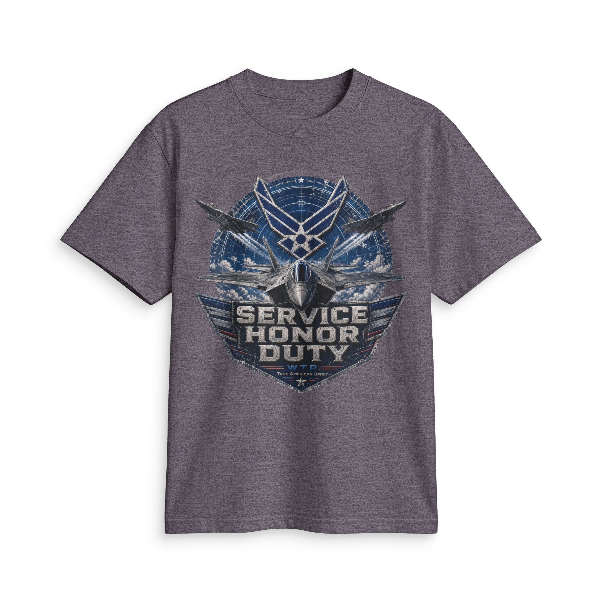 Service Honor Duty Air Force Emblem tee
