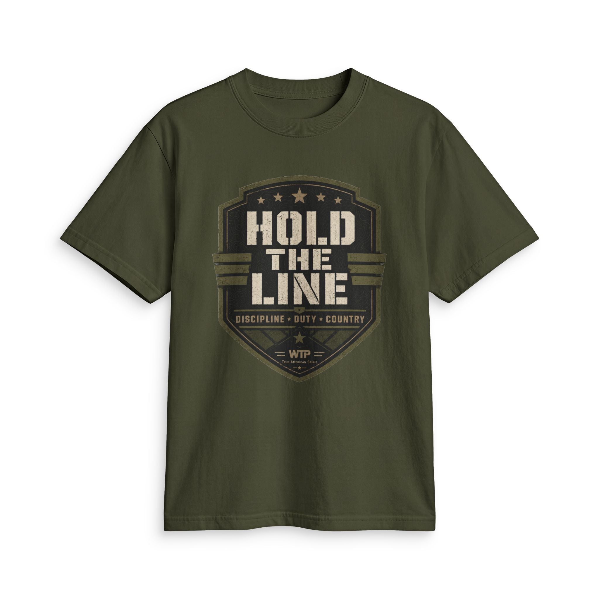 Hold The Line Vintage Shield Tee