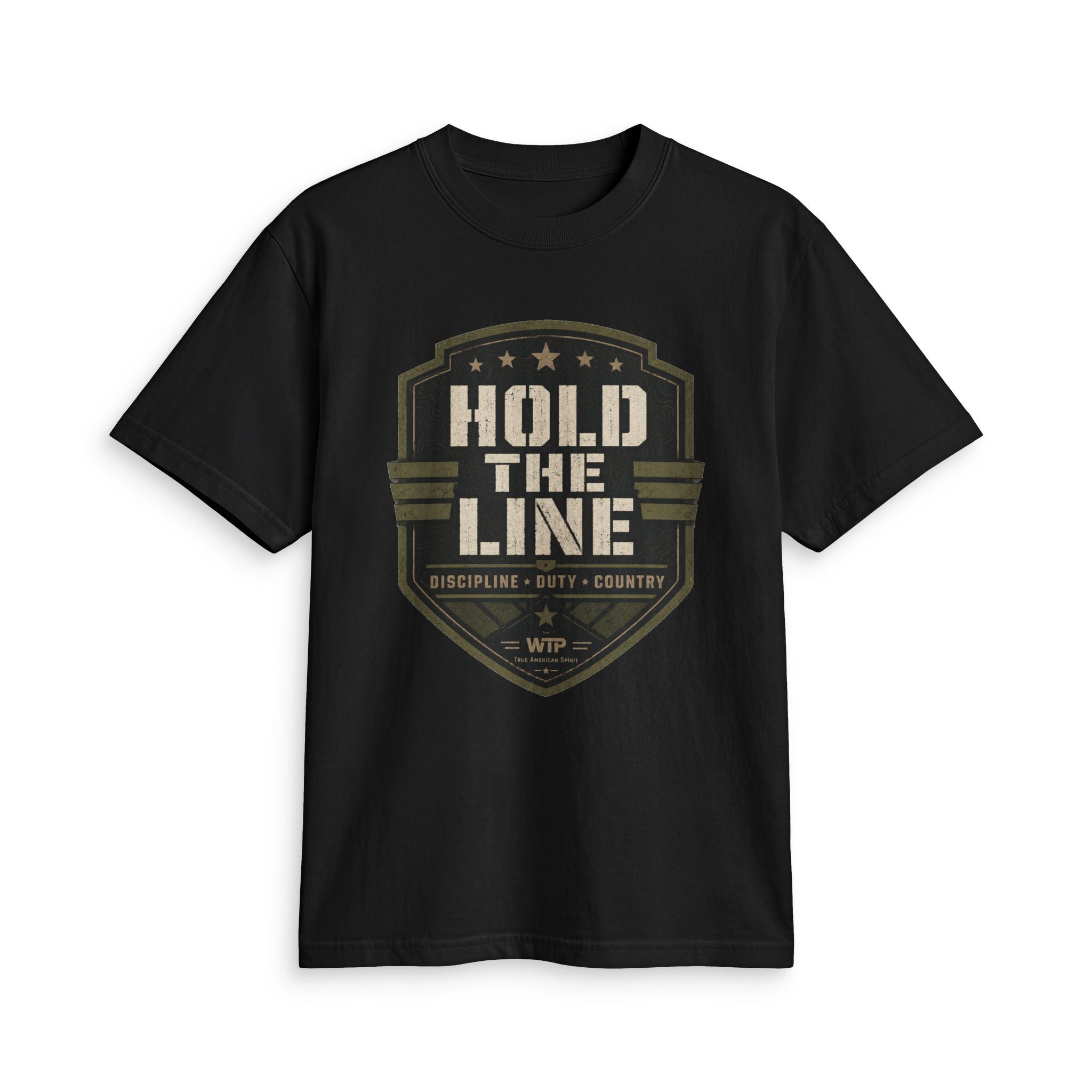 Hold The Line Vintage Shield Tee
