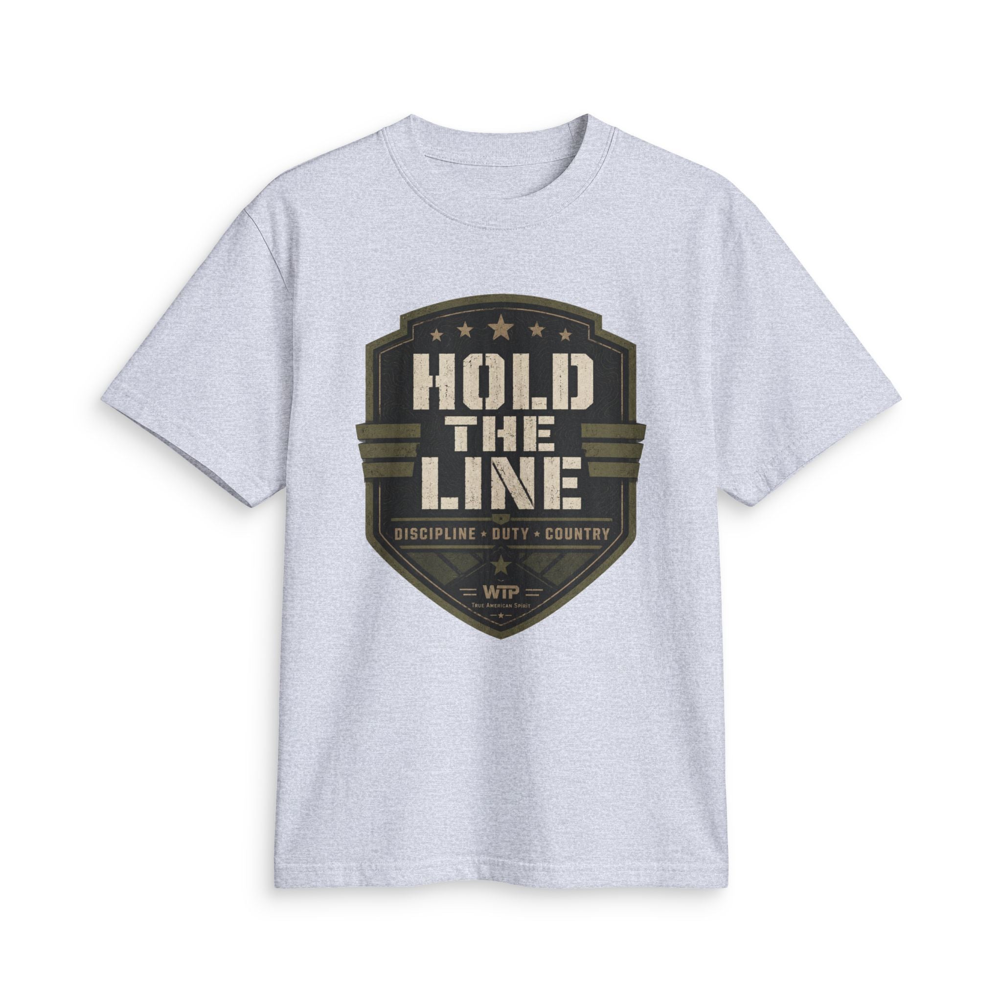 Hold The Line Vintage Shield Tee