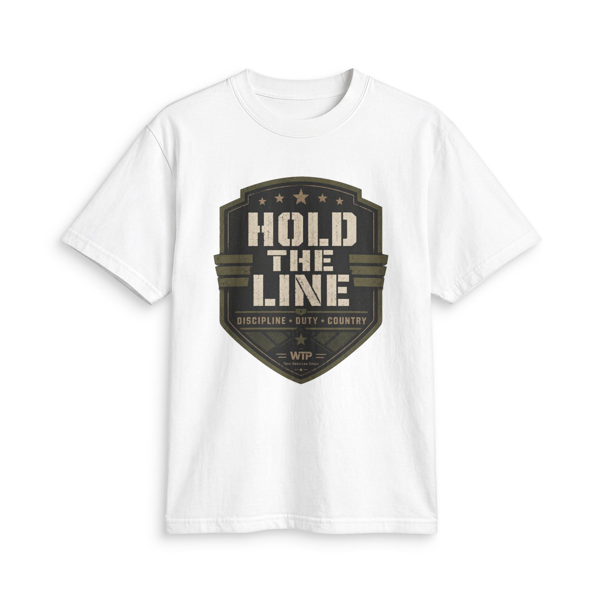 Hold The Line Vintage Shield Tee
