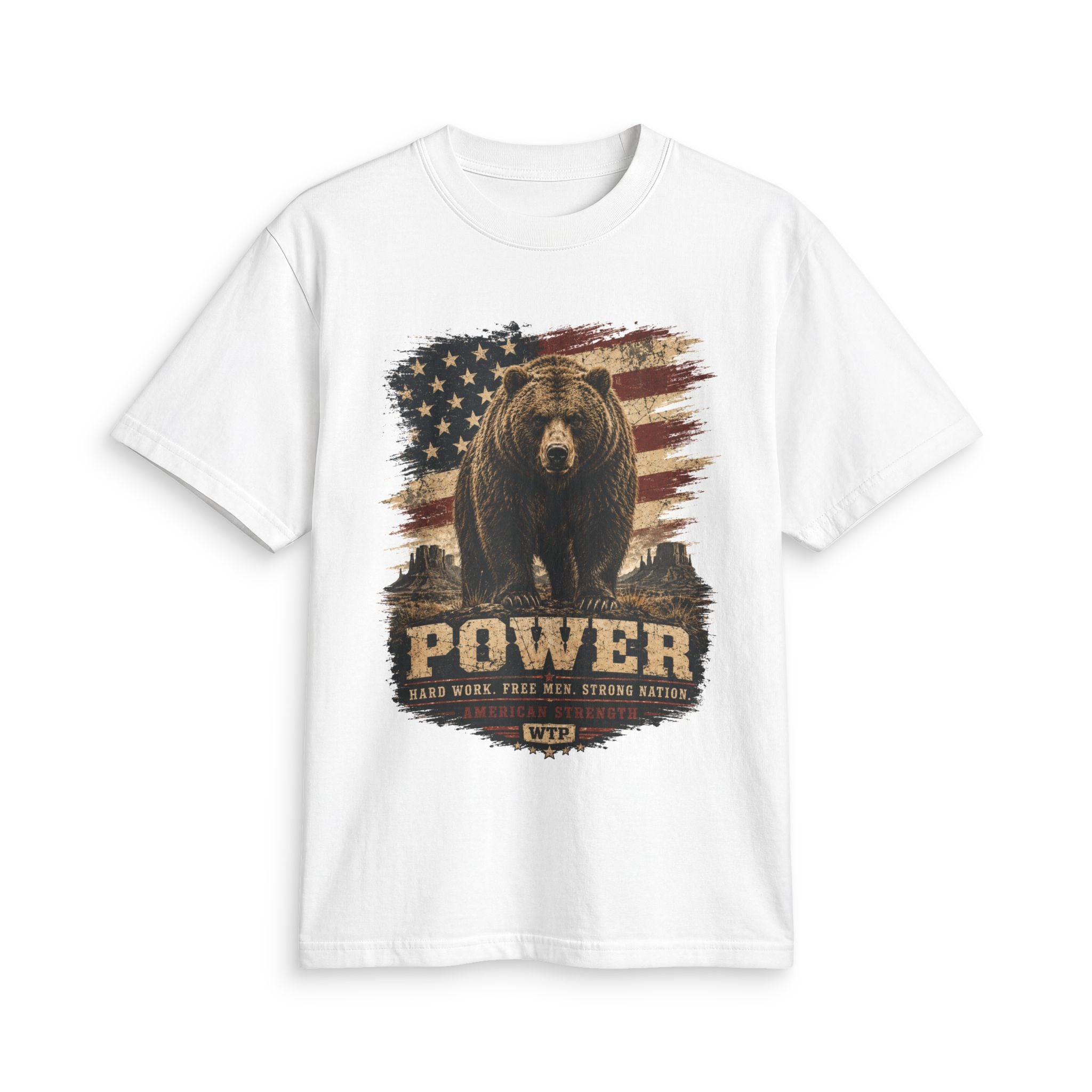 Bear Power, American Strenght T-shirt