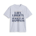 Life, Liberty & Happiness Blue Style Tee