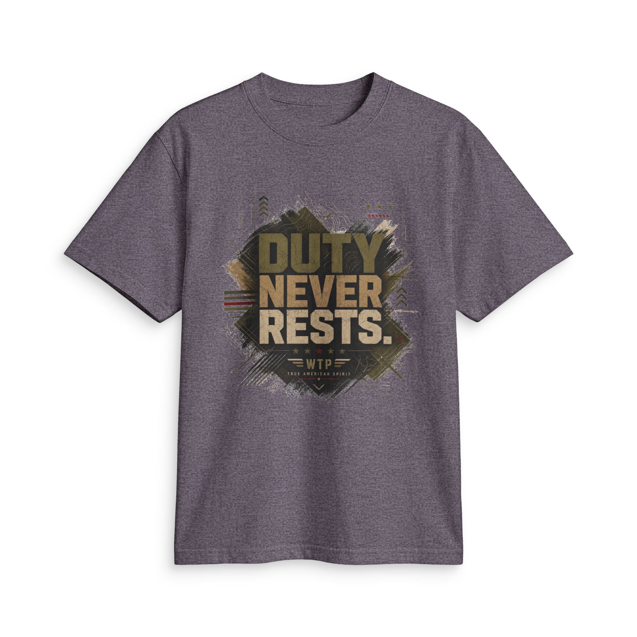 Duty Never Rests — Military Inspired Tee