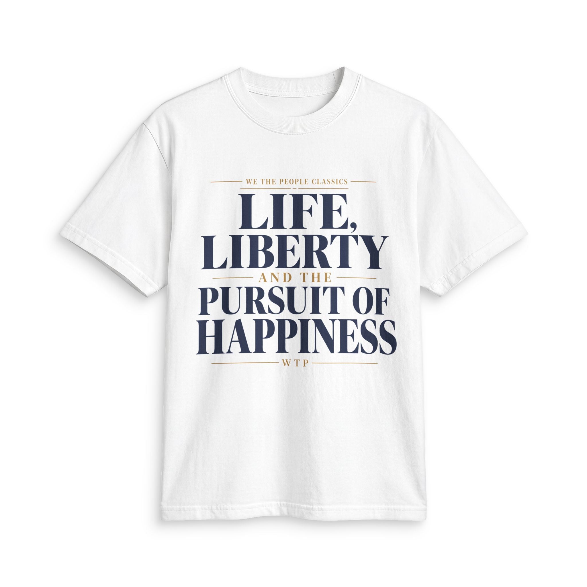 Life, Liberty & Happiness Blue Style Tee